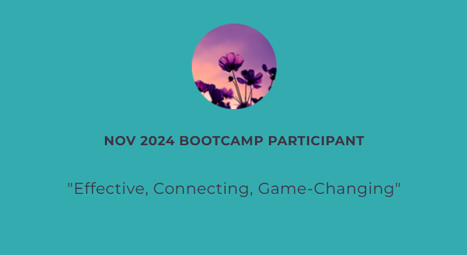 NOV 2024 BOOTCAMP PARTICIPANT